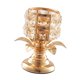 thumbnail image 5 of Crystal Tea Light Candle Holder Golden Wedding Favor candeliere Inauguración en hogar S BLESIY Hollow Out Crystal Candlestick, 5 of 8
