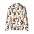 thumbnail image 2 of Picia Tulips Flowers Women's Men's UPF 50+ Sun Protection Hoodie Shirt Long Sleeve SPF Fishing Outdoor UV Hiking Lightweight Shirts-Large, 2 of 9