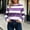 #H-Purple, variant on ZHYou Womens Long Sleeve Tops Striped Crew Neck Baggy Fit Color Block Casual Pullover Shirts for Daily Wear,Pink,Size XL