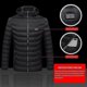 thumbnail image 3 of Chaqueta calefactable de 11 áreas para hombre y mujer, chaquetas calefactoras eléctricas de invierno con Usb para exteriores, abrigo térmico deportivo cálido, ropa, chaleco calentable, 3 of 5