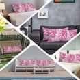 thumbnail image 6 of Pink Palm Leaf Body Pillow Covers, Tropical Vintage Grey Summer Plant Soft Breathable Throw Pillow Cases with Invisible Zipper, Decorative Pillowcase Pillows Protectors for Sofa Bed Couchair 20"x54", 6 of 9