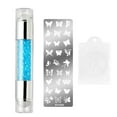 thumbnail image 5 of Silicone Nail Art Stamping Kit Transfer Stamper Scraper Plate Manicure Set C8P7, 5 of 9