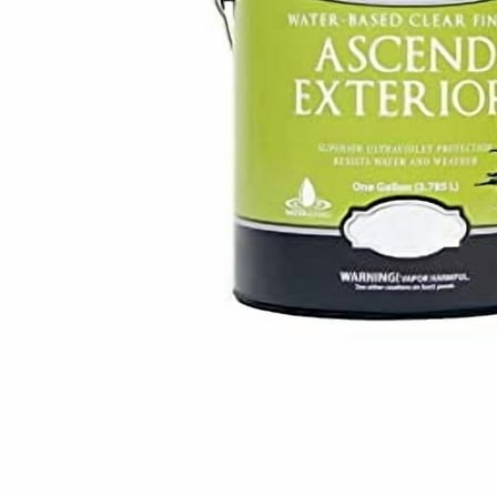 1 gal Old Masters 71101 Clear Ascend Exterior Water-based Finish, Satin