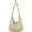 Beige, variant on Corduroy Shoulder Bag for Women Men Large Capacity Crossbody Bag Minimalist Tote Commuting Handbag Purse