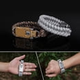 thumbnail image 4 of Pulsera de herramientas para exteriores Paracord, equipo de supervivencia, pulsera de supervivencia multiuso para acampar al aire libre, senderismo, pesca YUNYI BRAND  Deportes, 4 of 8