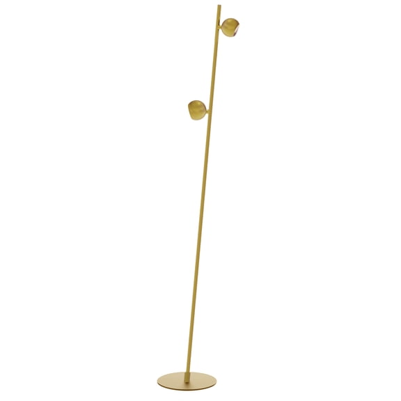 Dainolite 10W Aged Brass Floor Lamp