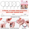 thumbnail image 6 of Bracelet Making Kit for Girls, 85PCs Charm Bracelets Kit with Beads, Jewelry Charms, Bracelets for DIY Craft, Jewelry Gift for Teen Girls, 6 of 9