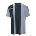 thumbnail image 5 of Beugl Mens Shirts, Men Summer Striped Splice Print T Shirt Turn Down Collar Short Sleeve Tops T Shirt Golf Shirts for Men, Polo Shirts for Men Black XXXL, 5 of 8
