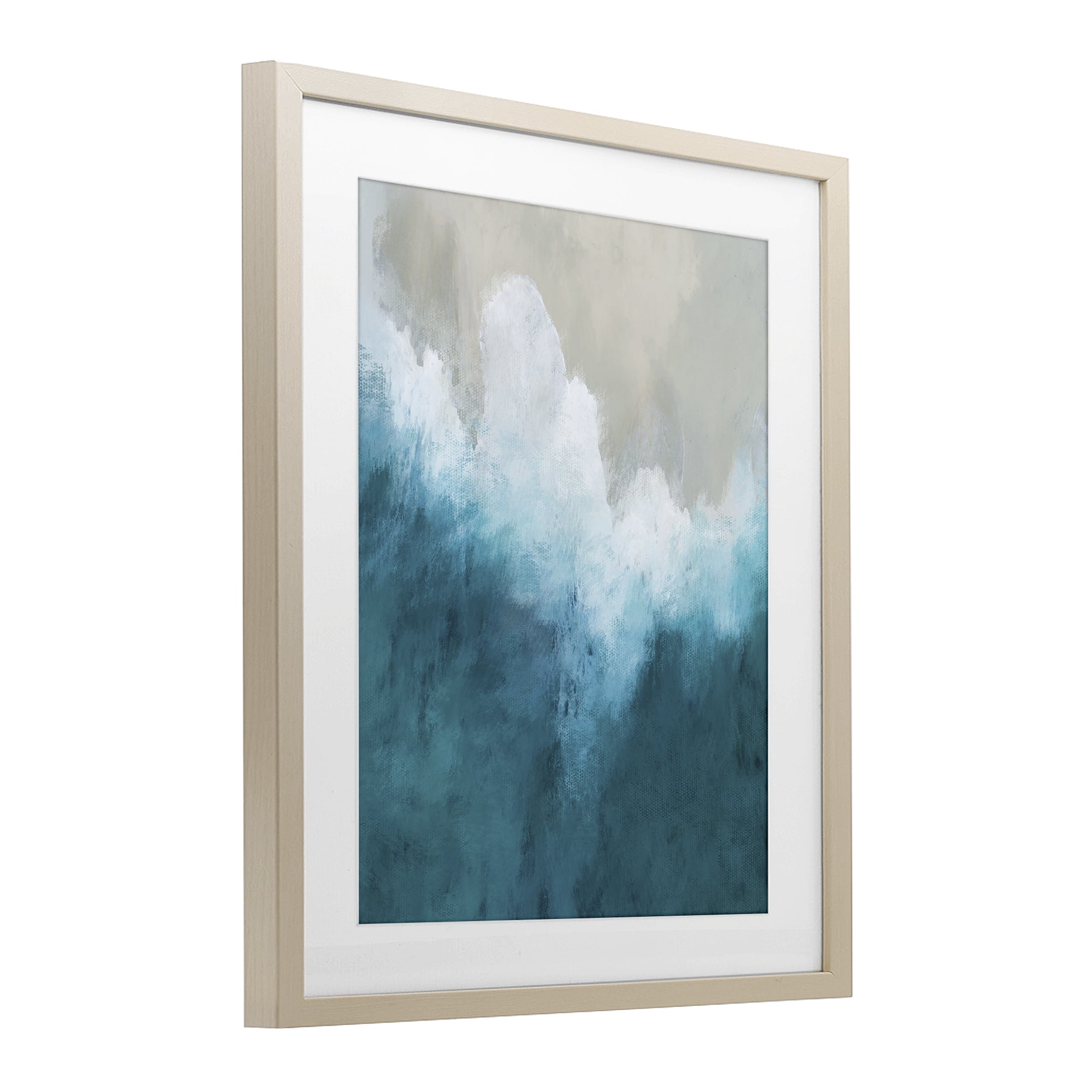 Stupell Industries Aerial Tide Abstraction Birch Framed Print Under Glass, design by Denise Brown