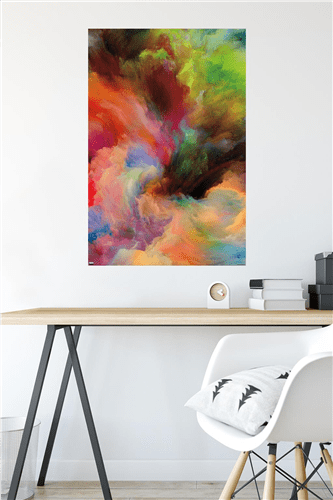 Paint Motion Imagination Wall Poster, 22.375" x 34"
