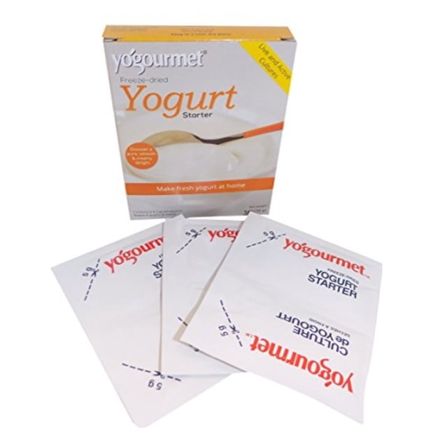 Yogourmet Freeze Dried Yogurt Starter 1 Ounce Box Pack Of 3 Packaging May Vary Walmart Com Walmart Com