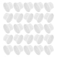 thumbnail image 1 of CRAFTHROU 50PCS Window Curtain Rod Finials Plastic Decorative Square End Caps For Home Office, 1 of 8