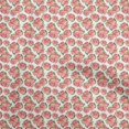 thumbnail image 1 of oneOone Polyester Spandex Red Fabric Floral Sewing Craft Projects Fabric Prints By Yard 56 Inch Wide, 1 of 5