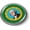 Metal Bezel, variant on Washington State Flag 3D Domed Car Emblem – Aluminium Bezel Round Badge