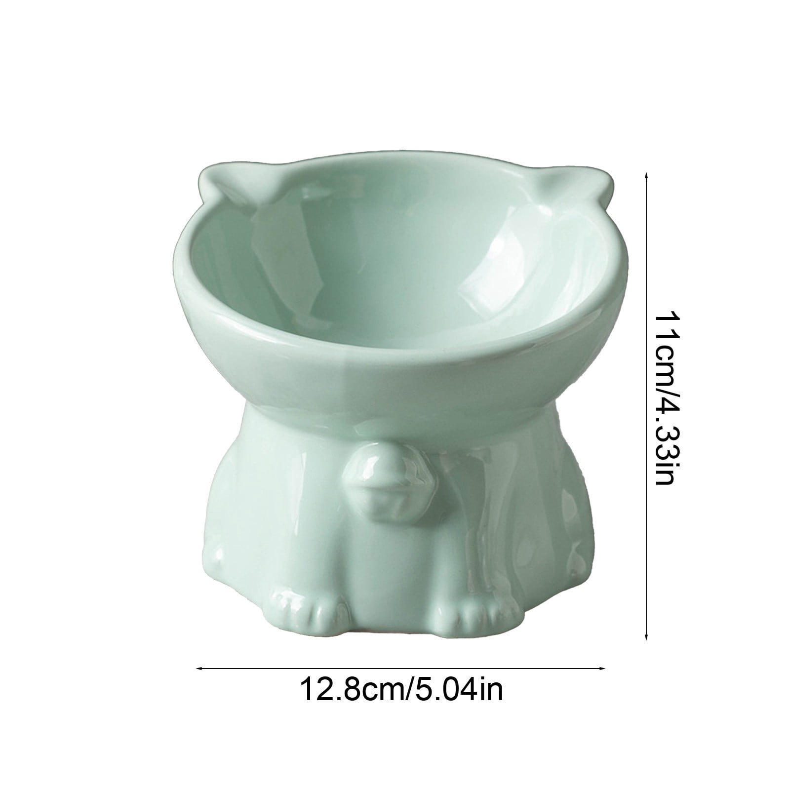 Elevated Dog Bowl for Small Dogs Pet Bowls,Food Bowl Cat Large Cat Food Bowl,Small Ceramic Dog Bowl Cute Cat Food Bowl,Cat Water Bowl Wet Cat Food Bowl