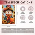 thumbnail image 3 of Welcome Fall Garden Flag Vertical Double Sided 12x18inch Snowman Sunflower Pumpkin Small Garden Flag for Outside Farmhouse Seasonal Holiday Yard Decor, 3 of 6