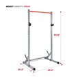 thumbnail image 2 of Sunny Health & Fitness Squat Rack Stand for Bench Press, Multifunction Power Cage with Adjustable Pull Up Bar for Home Gym - SF-XF922059, 2 of 8