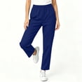 thumbnail image 7 of Fengactive Women's Cargo Scrub Pants with Elastic Waistband Side Pocket - Comfortable Medical Work Trousers, 7 of 7