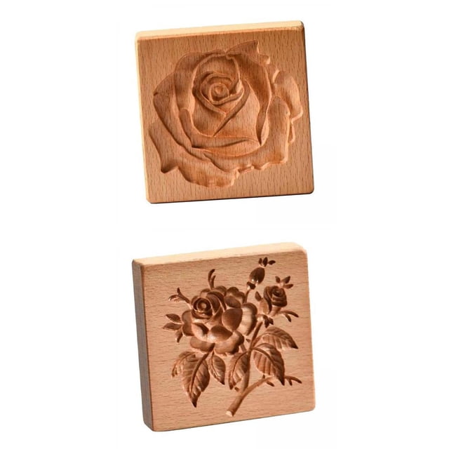 Molde para de 2 Piezas, Molde para Estampado en Relieve, Moldes para Hornear con Forma de Cono de Pino DIY Baoblaze Molde para galletas
