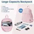 thumbnail image 4 of Mochila Mini G4Free Resistente al Agua 15L para Mujer Rosa, 4 of 7