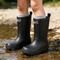 thumbnail image 4 of HAYIMI Cartoon Rainboots Outdoor Waterproof Round Toe Lightweight All Season Kids Rain Boots Sporty Comfort Stylish Shoes, 4 of 5