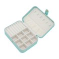 thumbnail image 1 of Travel Jewelry Case Small Portable Organizer Display Storage Box for Rings Earrings, 1 of 5