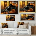 thumbnail image 4 of Designart "Rococo Haven with Purple Floral Pottery" Geometric Wall Art - Bohemian Purple Boho Pottery Living Room Canvas Art, 4 of 4