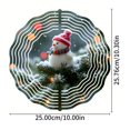 thumbnail image 4 of Metal Hanging Wind Spinners with Festive Snowman Design - Colorful Scarf & Hat Perfect for Yard and Garden Decor Winter Charm, 4 of 6
