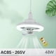 thumbnail image 3 of Ventilador de Techo de 48 W con Luz LED Control Remoto Enfriamiento Giratorio de 360° Luz de Ventilador EléCtrico Luz de Techo Decorativa para Interiores-A, 3 of 5