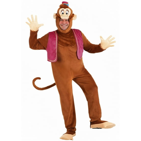 Plus Size Disney Aladdin Abu Costume for Men