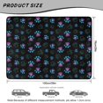 thumbnail image 7 of Jeiento Neon Gradient Paw Print Car Trunk Mat 29"x39", Washable Non Slip All Weather Trunk Protector Pet Dog Car Decor, 7 of 7