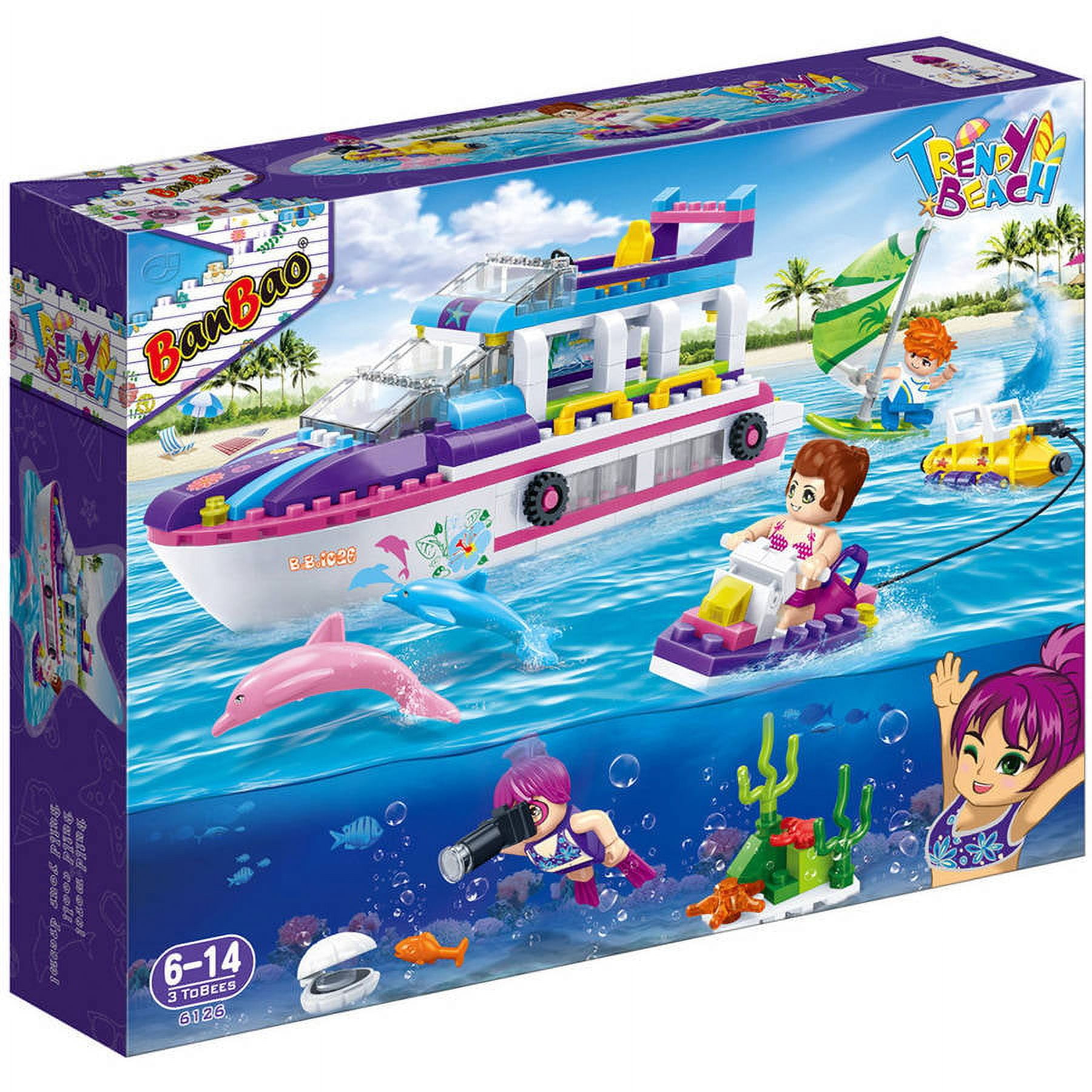 BanBao Trendy Beach Water Fun 325-Piece Building Set