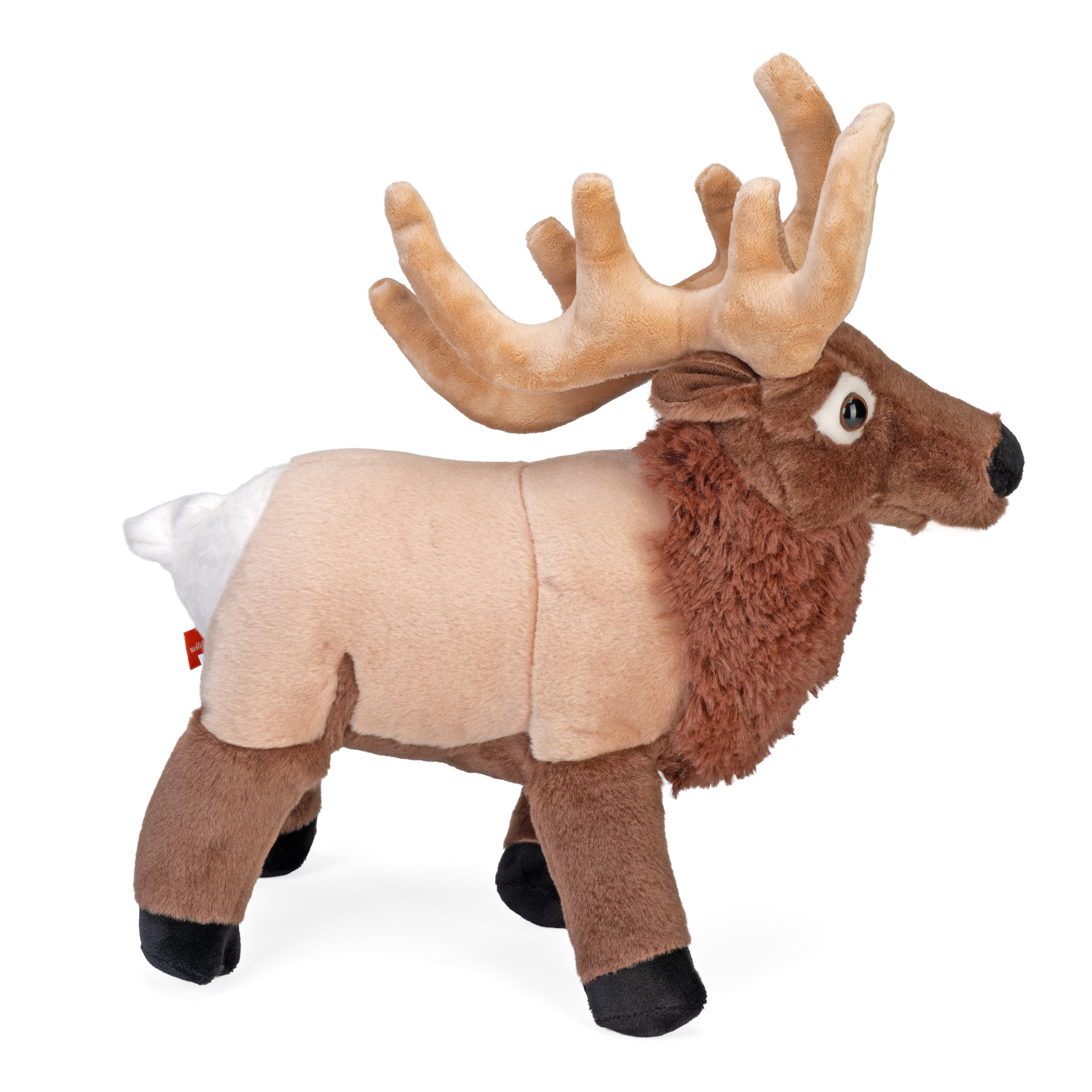 Wild Republic Elk Plush, Stuffed Animal, Plush Toy, Gifts for Kids, Cuddlekins 12 Inches