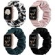 thumbnail image 1 of Compatible for Apple Watch Band Scrunchie 38mm 40mm 41mm 42 mm 44mm 45mm Cute Printed Elastic Solo Loop Bands Women Bracelet Strap for iWatch Series 7, 1 of 4