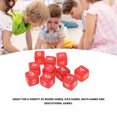 thumbnail image 3 of 30PCS  Cubes, Transparent Colored Plastic, Compact Portable Design for Games, 3 of 8