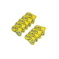 thumbnail image 5 of pitrice 9Pcs Golf Iron Covers Set Outdoor Sports Wear Resistant Golf Club Headcovers Light Green Yellow 14x10cm, 5 of 5
