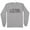 Gray, variant on Skyline Colorado Springs Long Sleeve Shirt Unisex Large White