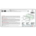 thumbnail image 4 of License Plate Frame - Pixel, Chrome, 4 of 4
