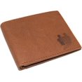 thumbnail image 4 of Gemini Zodiac Sign Men's RFID Blocking Real Leather Bifold Trifold Wallet Bifold, 4 of 8