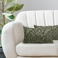 thumbnail image 2 of Olive Green Lumbar Pillow Covers 12x20 Set of 2 Vintage Floral Botanical Print Spring Flower Plant Pattern Rectangle Decorative Throw Pillow Cases Outdoor Farmhouse Decor for Home Sofa Couch Bed, 2 of 6