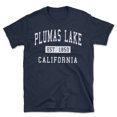 thumbnail image 1 of Plumas Lake California Classic Established Men's Cotton T-Shirt, 1 of 1