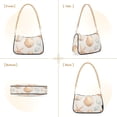 thumbnail image 7 of FORMRS Womens Shoulder Bag with Chain Strap Clutch Purse Cute Tote Handbag, Gray Seashell, 7 of 7