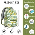 thumbnail image 6 of Zesty Lemon Design Backpack - Spacious School Rucksack with Laptop Sleeve, Comfortable Carry for College Students, Durable Bookbag, Perfect Gift, 6 of 6