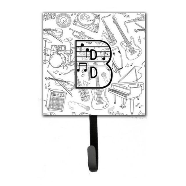 Carolines Treasures CJ2007-BSH4 Letter B Musical Note Letters Leash & Key Holder