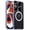 Purple, variant on LHNUNP Magnetic Phone Case for Motorola Edge 50 Ultra, Matte Back with Aluminum Alloy Frame, Graphene Cooling Technology, Shockproof Slim Protective Cover, Silver