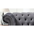 thumbnail image 5 of Uspridefurniture Fender 82.6'' Velvet Rolled Arm Sofa -Gray, 5 of 5