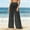 Z1-Black, variant on Women See Through Mesh Flare Cover up Pants Swimsuit Bikini Bottom Elastic Waist Chiffon Wide Leg Palazzo Trousers