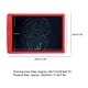 thumbnail image 3 of Portable Electronic LCD Writing Tablet Pad Children Drawing Writing Board Sketchpad Toy GiftRed, 3 of 4