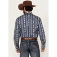 thumbnail image 4 of Wrangler Men's Checotah Long Sleeve Navy Western Shirt 112346070, 4 of 4