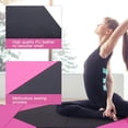 thumbnail image 2 of YRLLENSDAN Extra Large Gymnastics Mat Thick Exercise Mat for Home Workout Foldable Gym Mat for Kids Cheer Mat Leather Tumbling Mat for Gymnastics for Home Schooling and Daycare 4×10 ft,Pink, 2 of 4